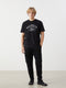 Crew Neck Printed Combed Cotton Bronx Men's T-Shirt